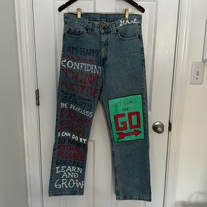 Vintage Custom Blue Jeans
